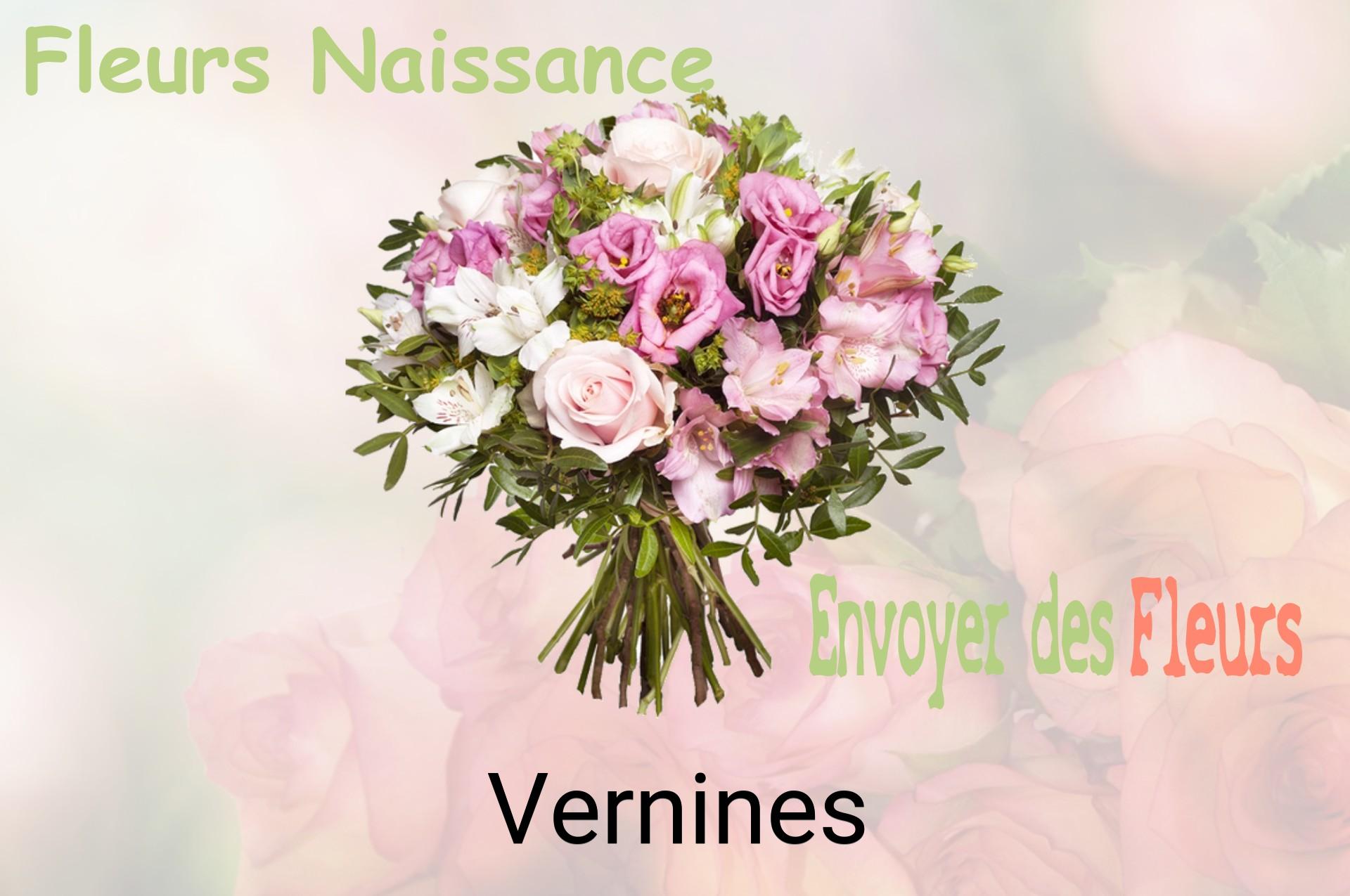 Bouquet de fleurs de naissance livré à Vernines